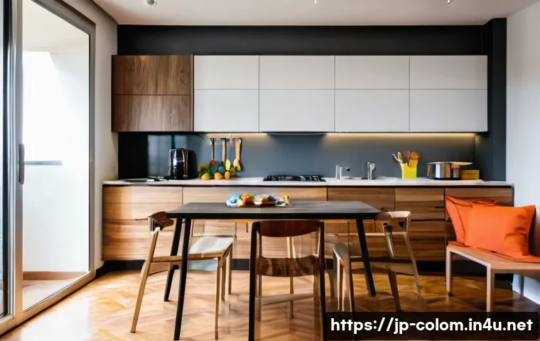 콜롬비아에서 생활비 예산 짜기 - A cozy furnished apartment interior in Medell&iacute;n, Colombia, featuring modern but simple furniture wit...