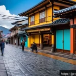 콜롬비아에서 유의할 점 - A vibrant street scene in Bogot&aacute;&rsquo;s La Candelaria district during daytime, featuring tourists walking...